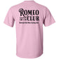 T-Shirt Official ROMEO CLUB®  Logo with tag line on back