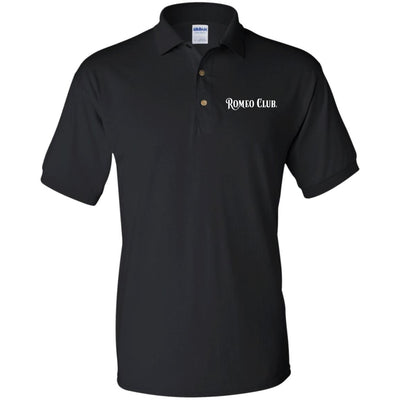 Polo Shirt Single Line logo dark colors Pre-Shrunk Cotton Blend